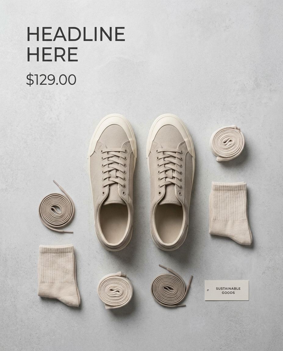 flat lay campaign kit photo
