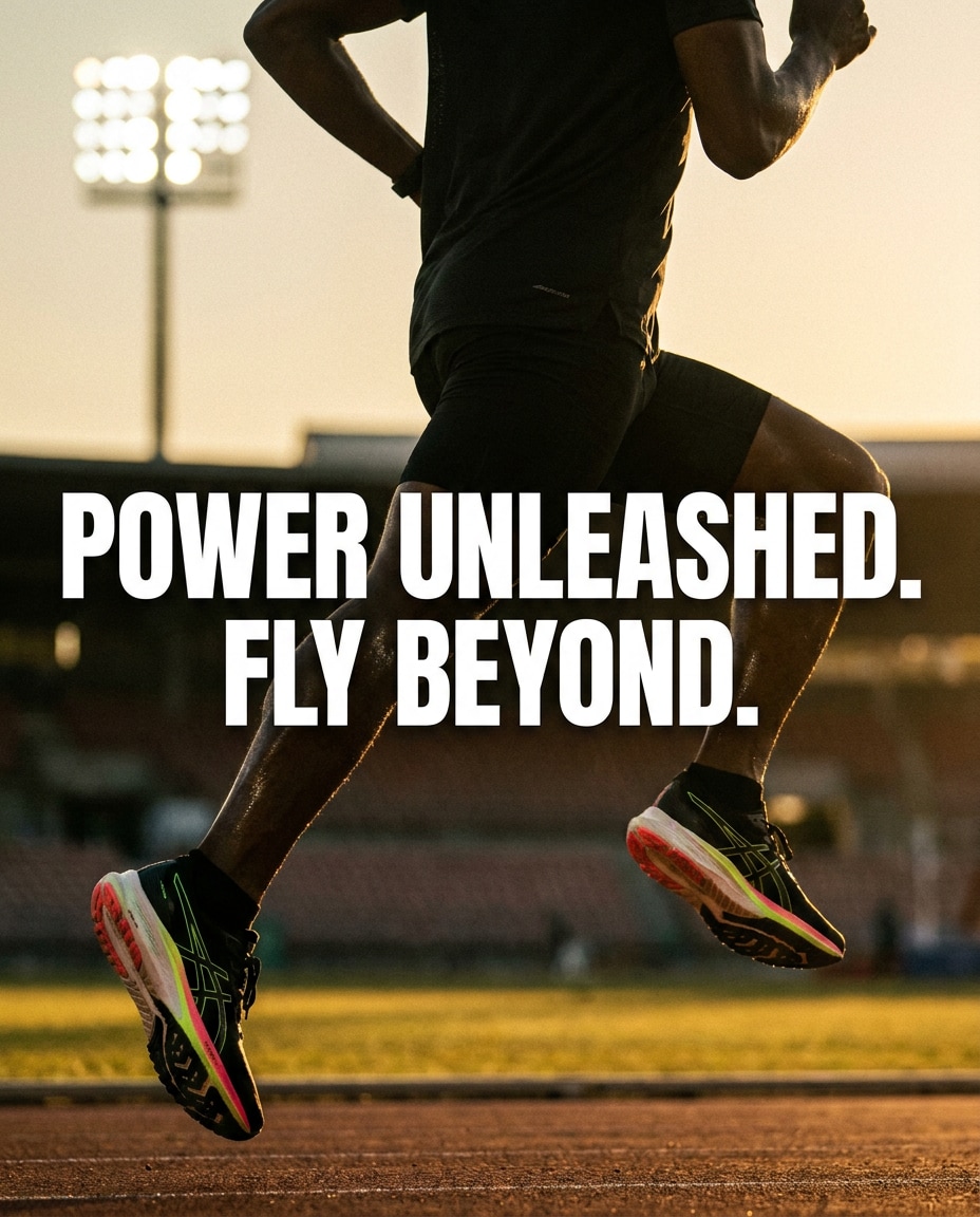 runner midstride photo