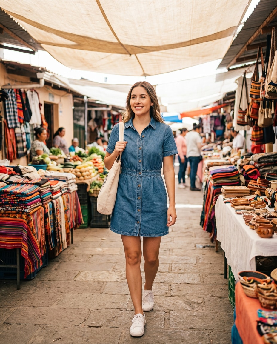 denim mini daywear photo