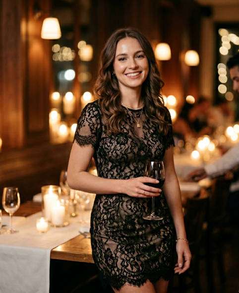 lace date night photo