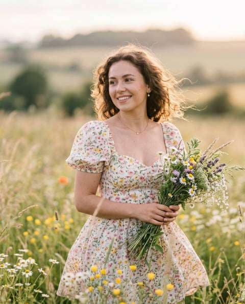 cottagecore floral mini photo