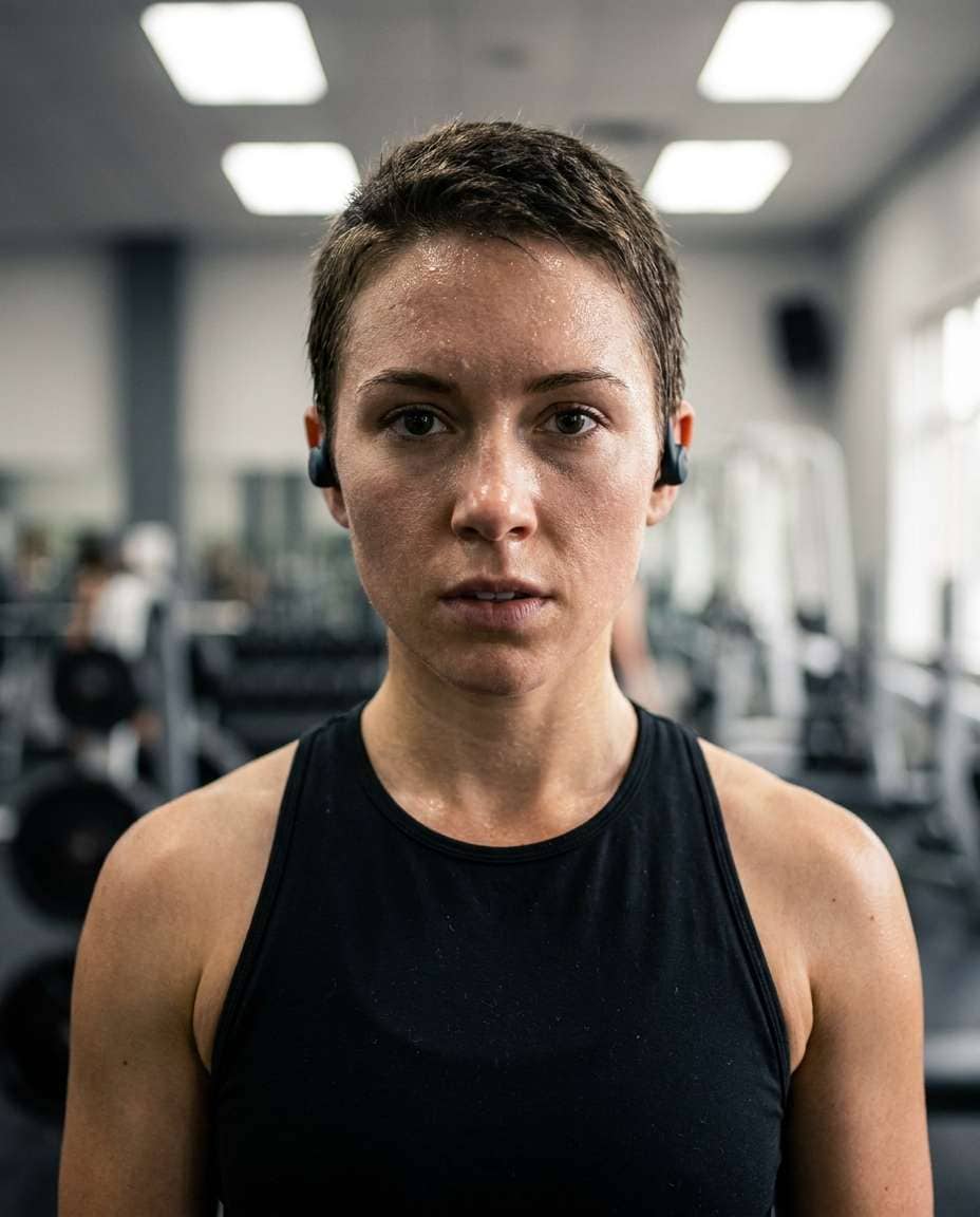 gym portrait photo