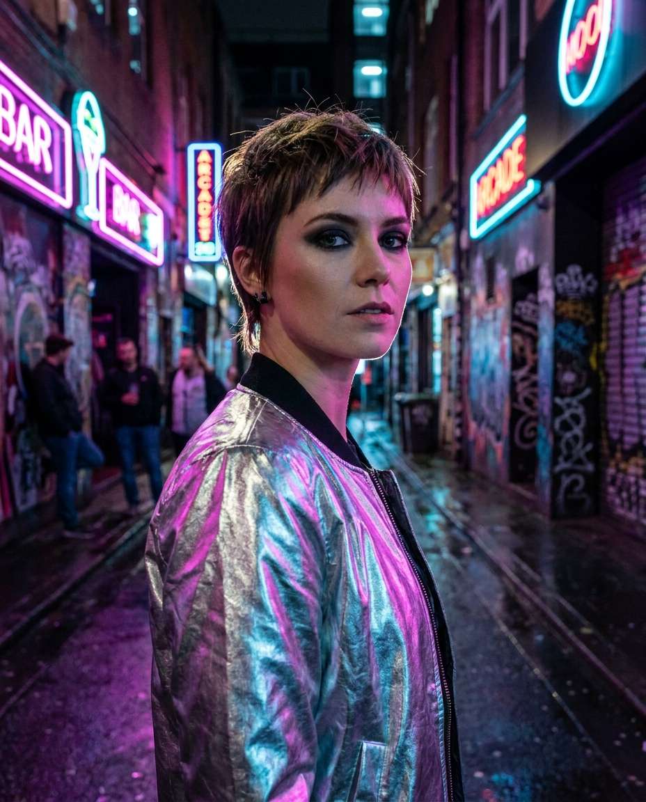 neon alley photo