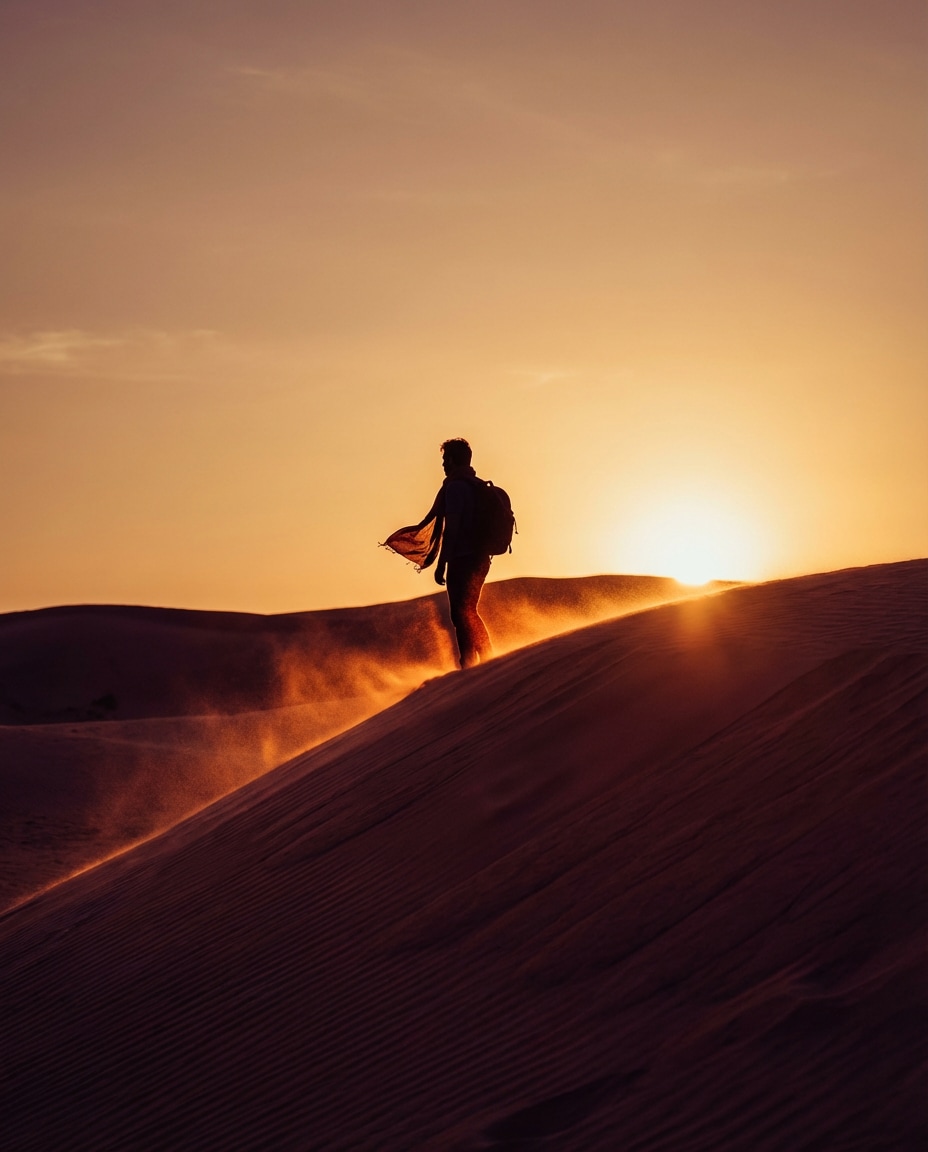 desert dune crest photo