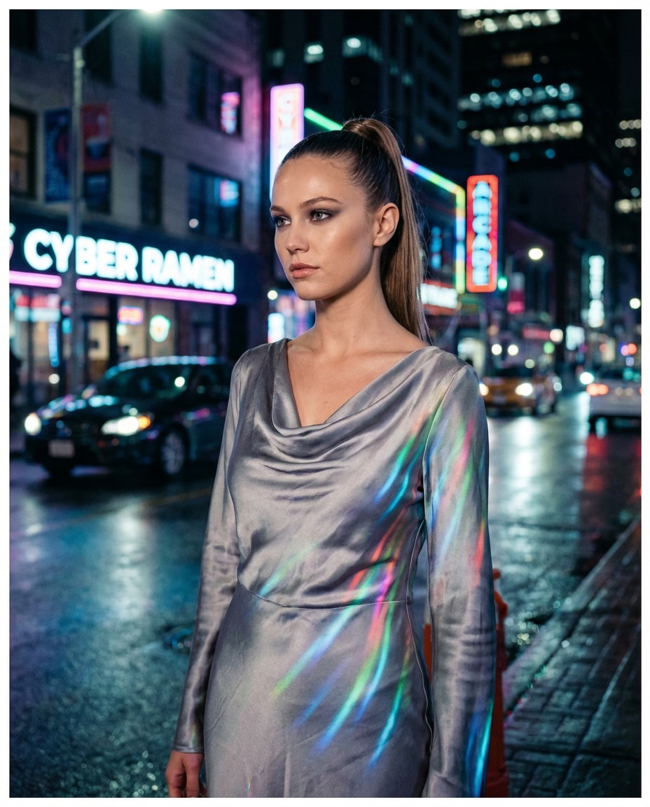 city night neon photo