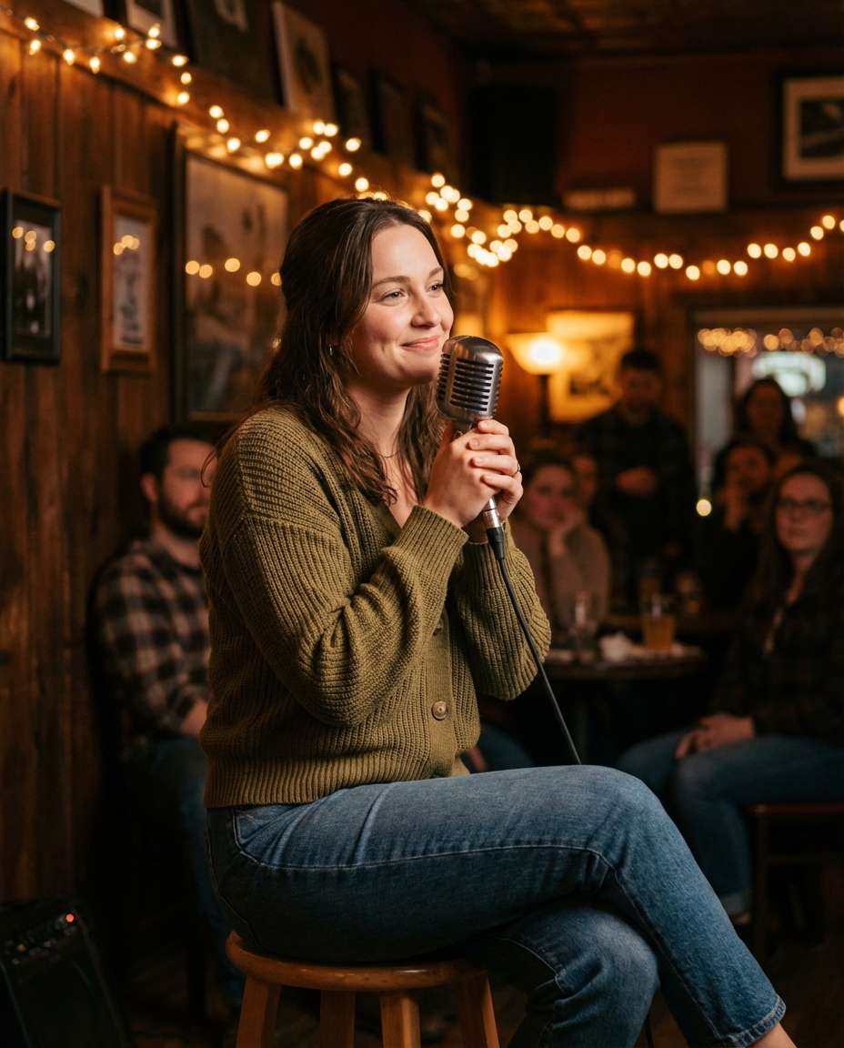 acoustic coffeehouse photo