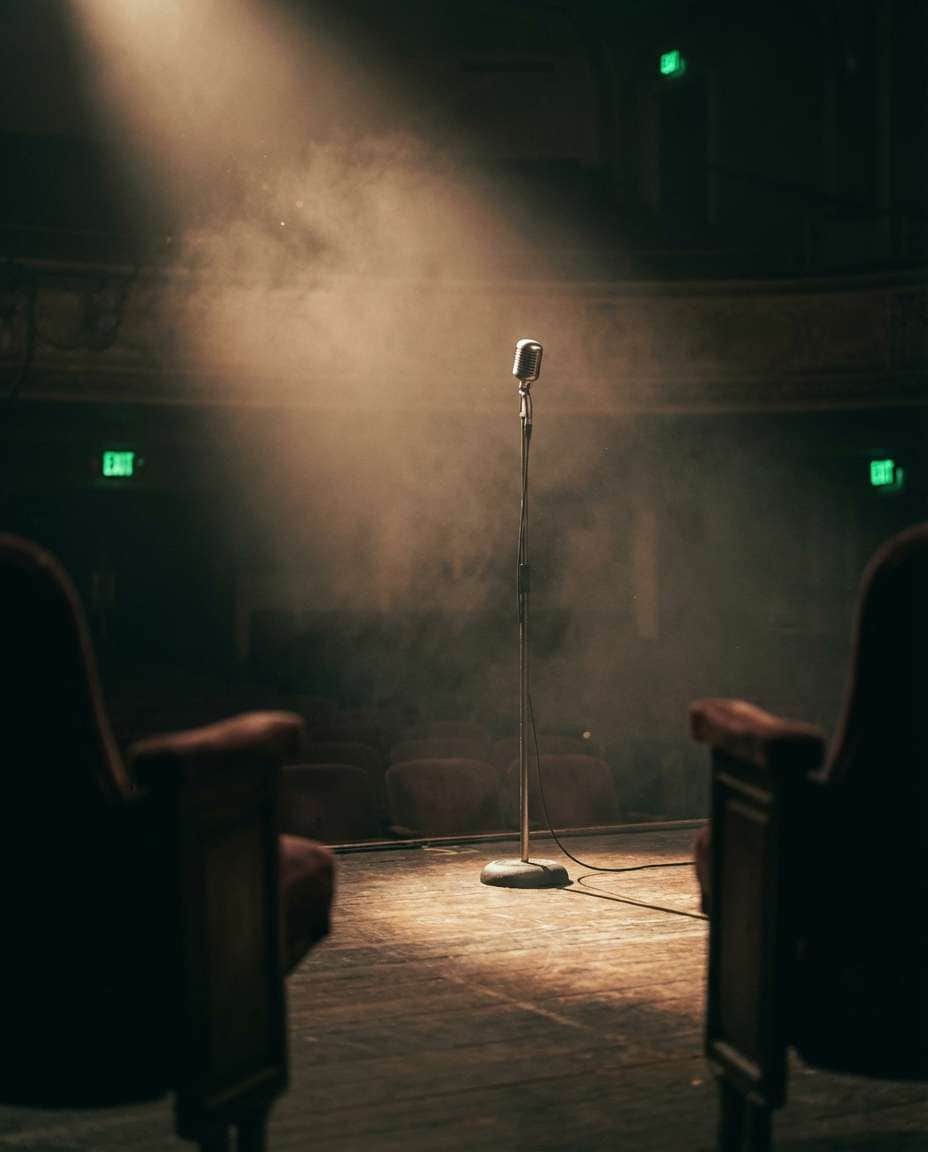 empty stage atmosphere photo