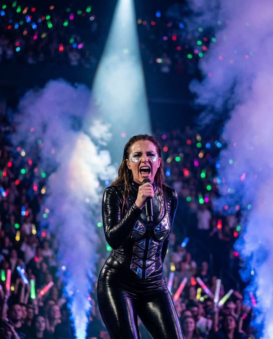 arena spotlight moment photo