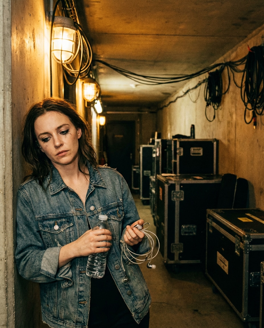 backstage candid photo