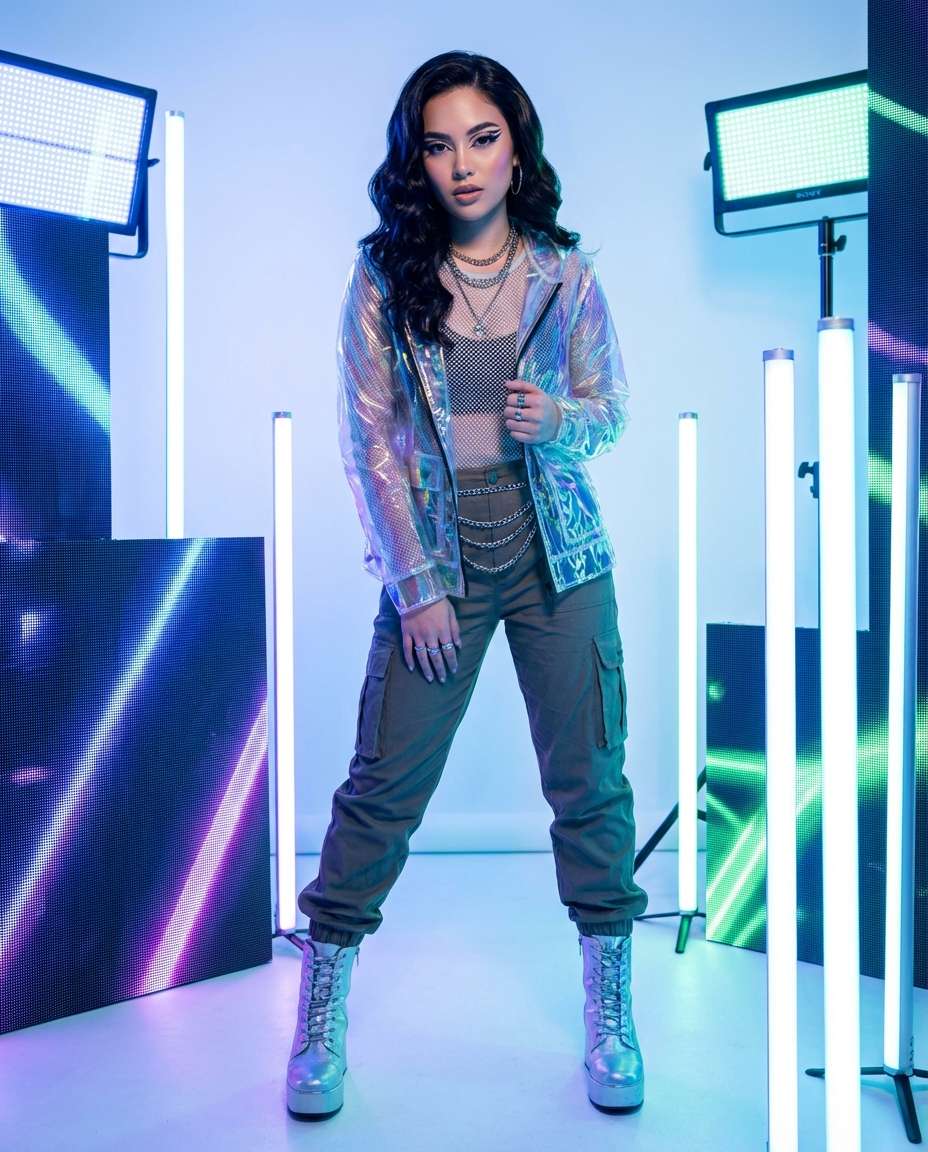 kpop style studio photo