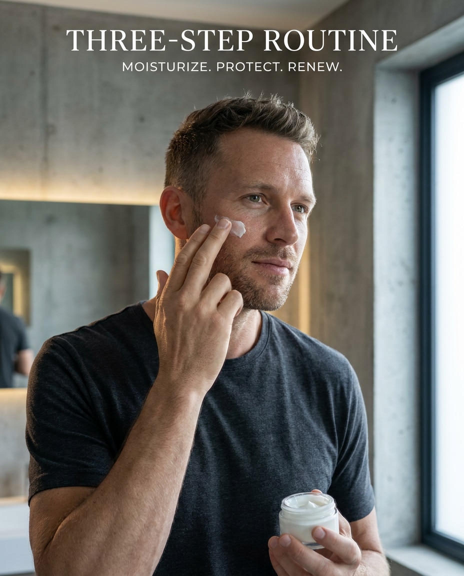 mens simple routine photo