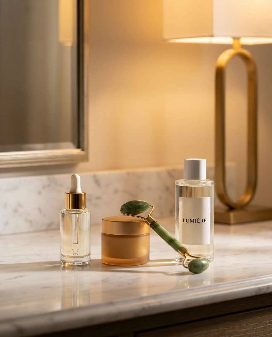 marble vanity luxury photo