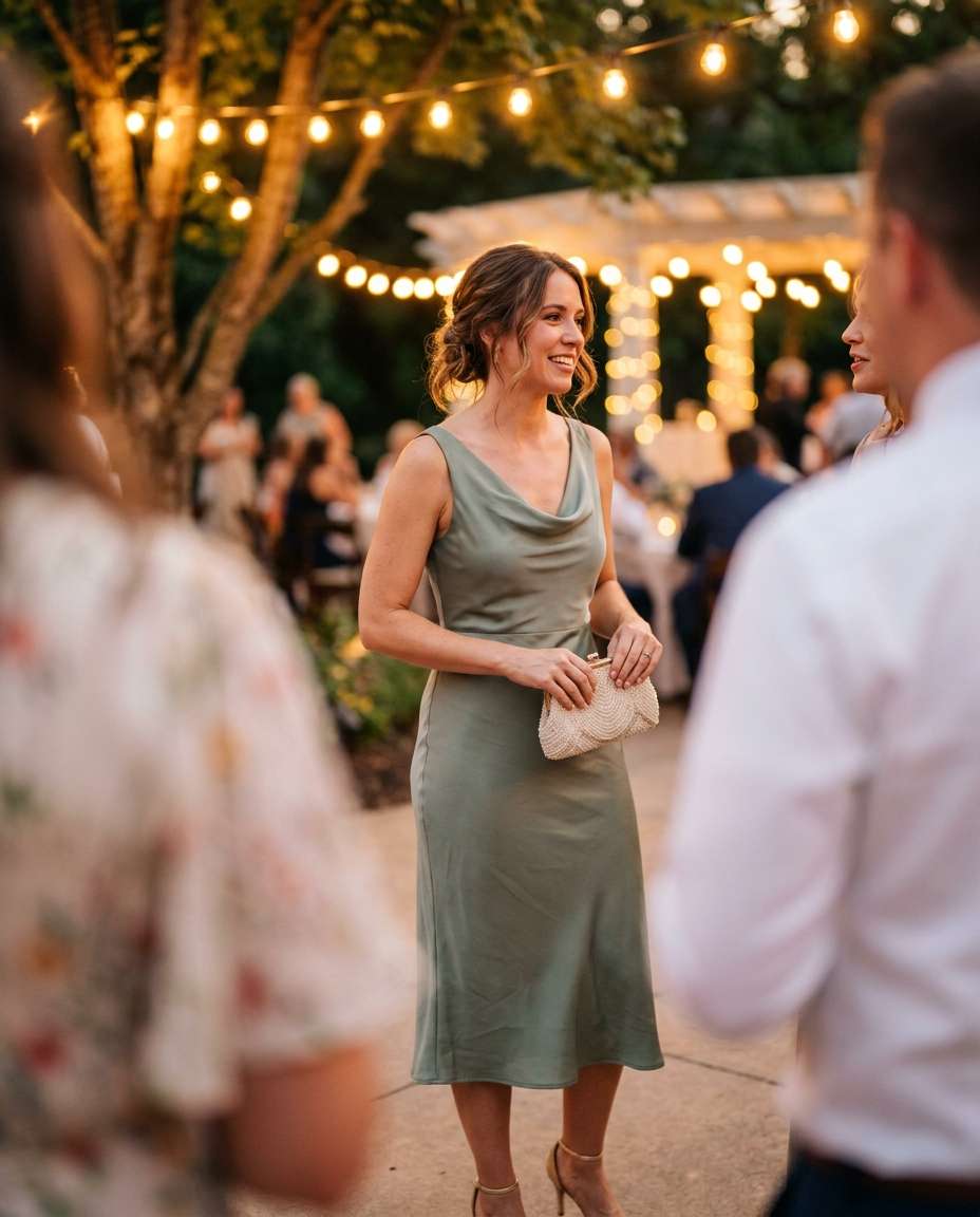 wedding guest elegance photo