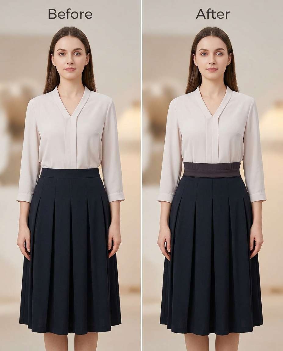 highwaist skirt cinch photo