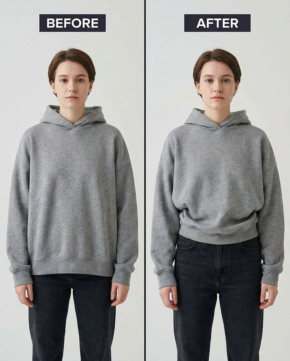 hoodie tighten photo