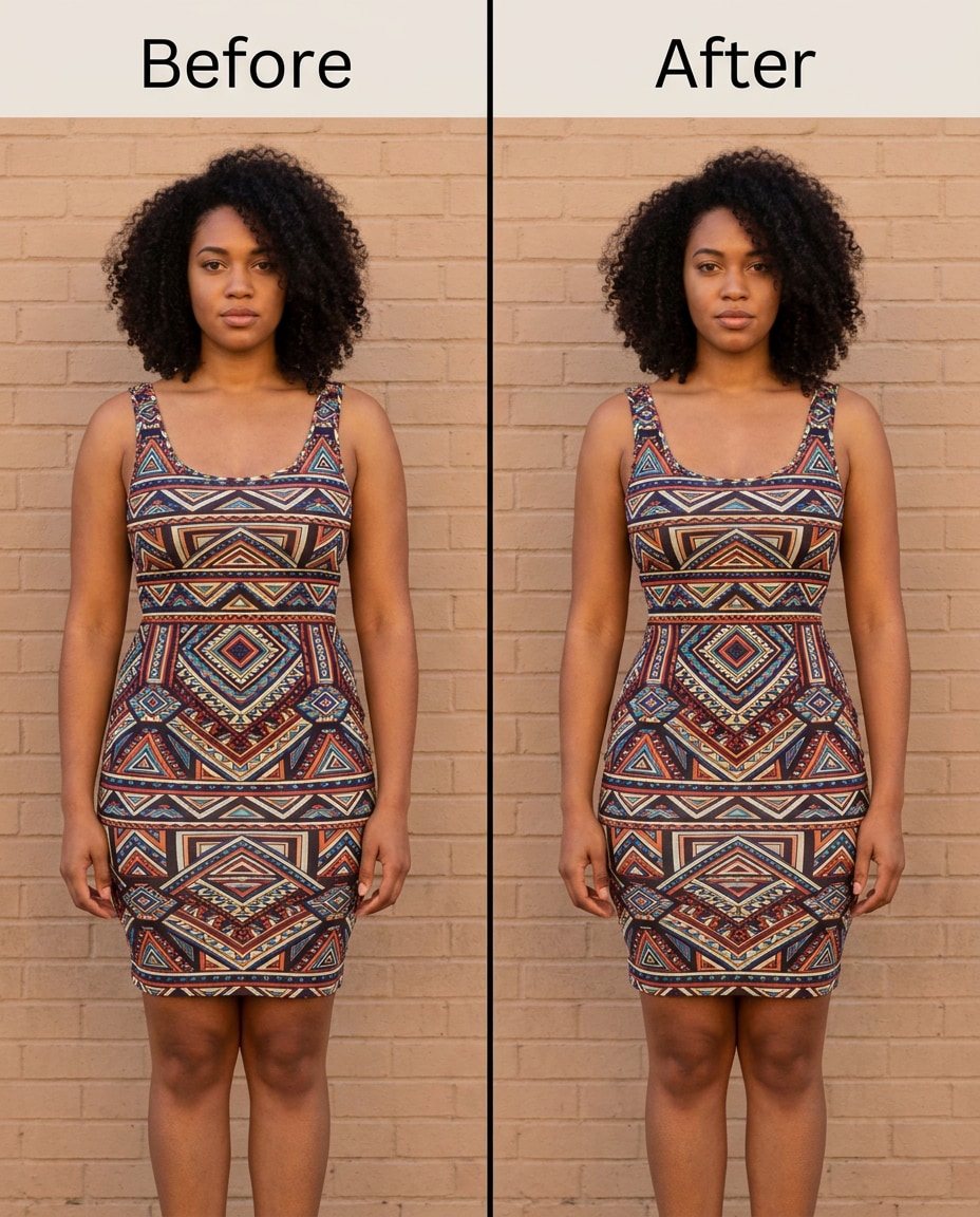 curvy dress reshape photo