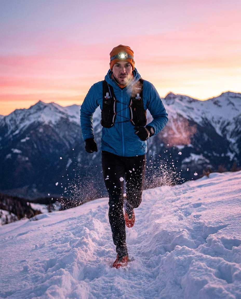 trail runner dawn photo