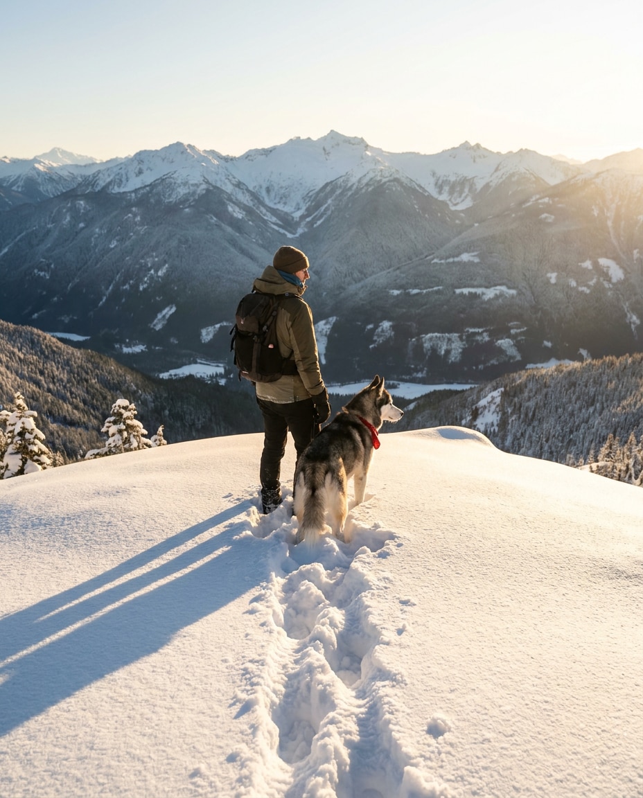 dog on the ridge photo
