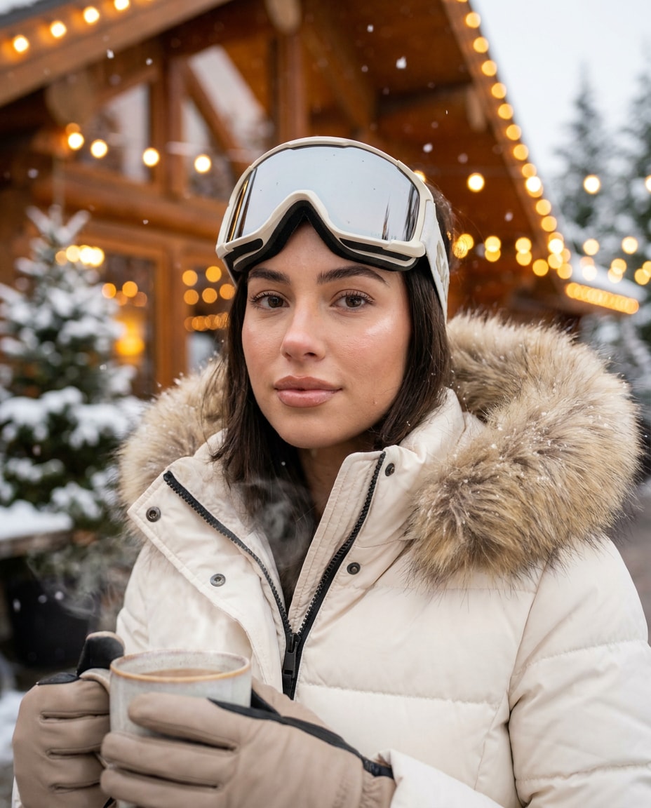 ski lodge glam photo