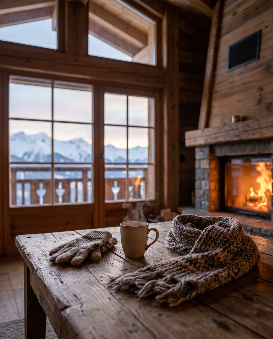 cozy chalet details photo