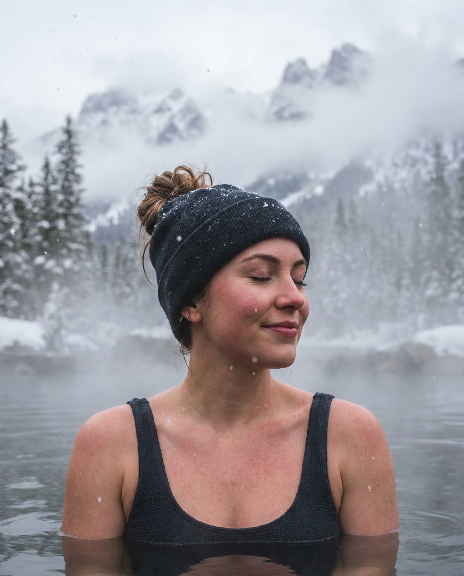 hot springs steam photo