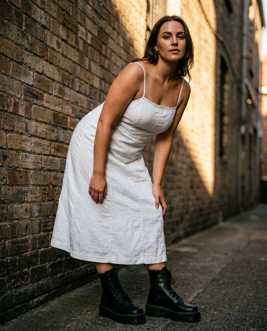 urban brick alley photo