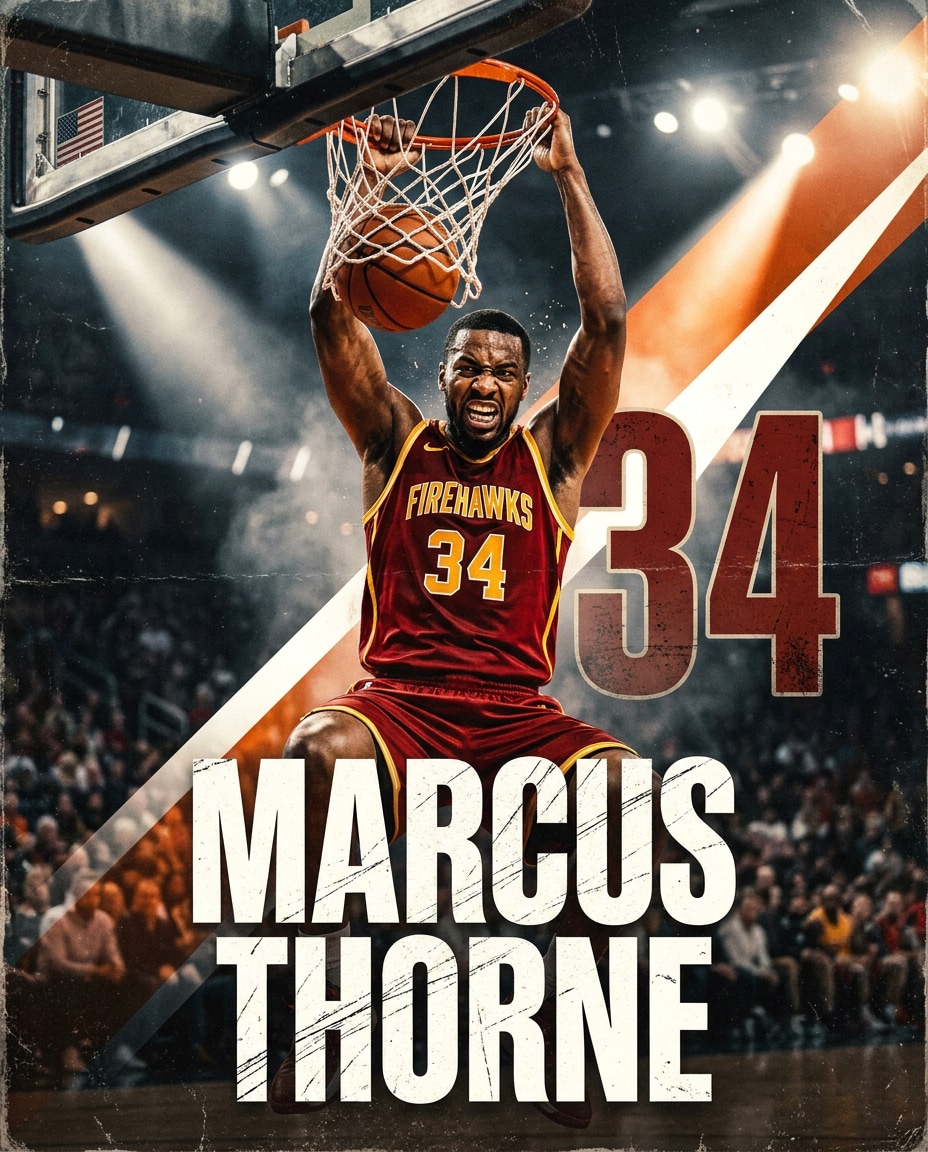arena spotlight dunk photo