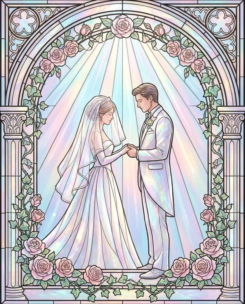 wedding vow panel photo