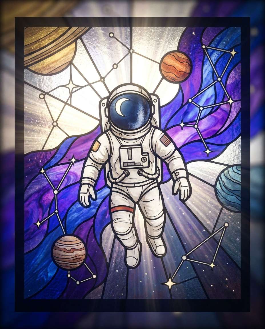 astronaut dream window photo