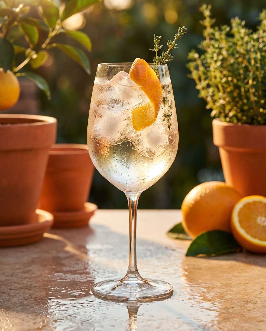 ice and citrus spritz photo
