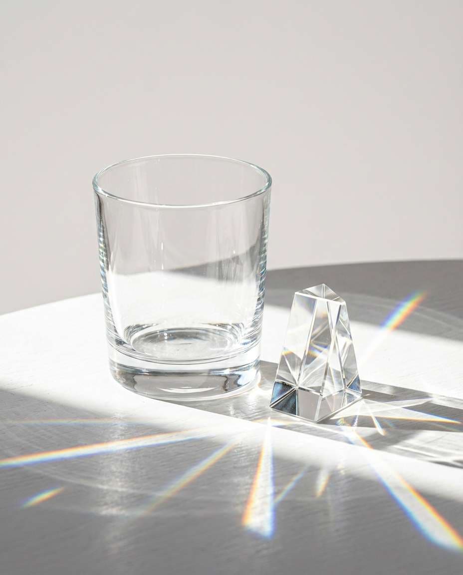 glass refraction study photo