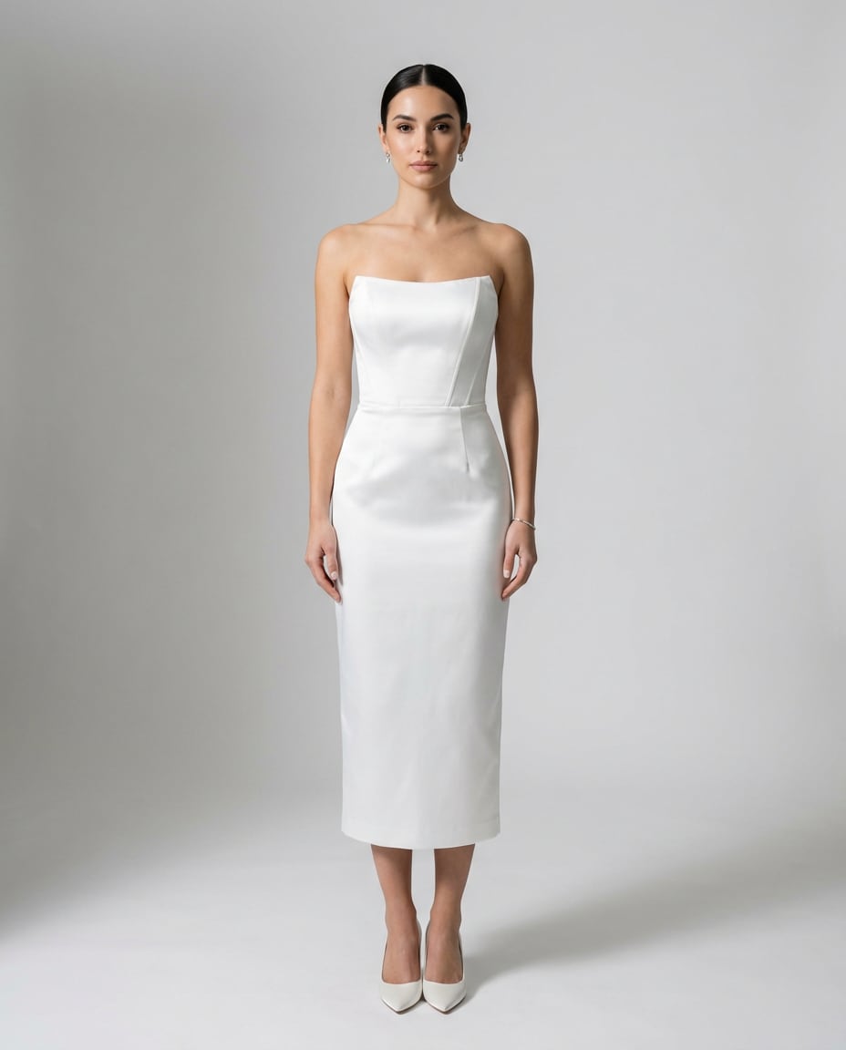 minimal satin studio photo