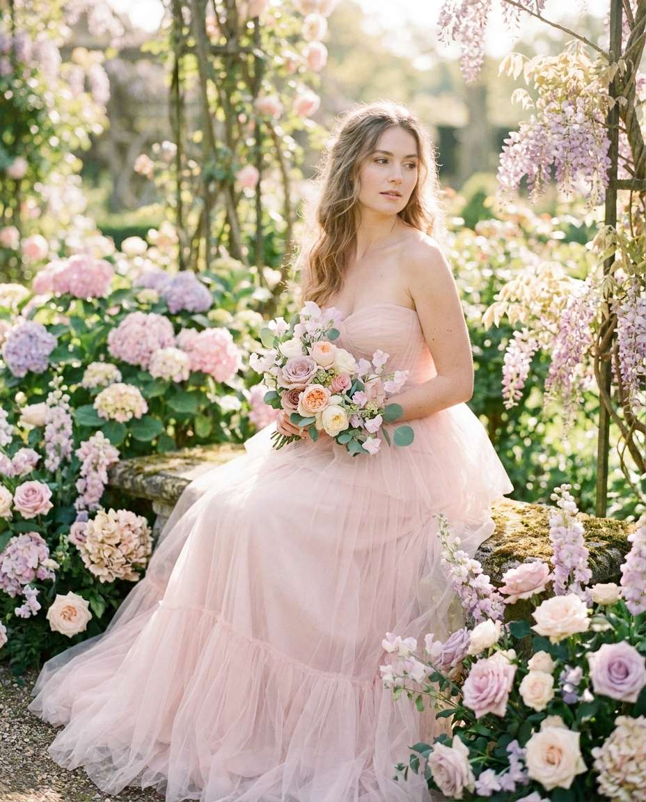 garden party pastels photo