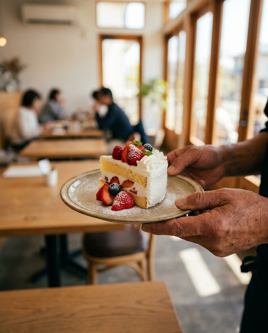 hands presenting plate photo