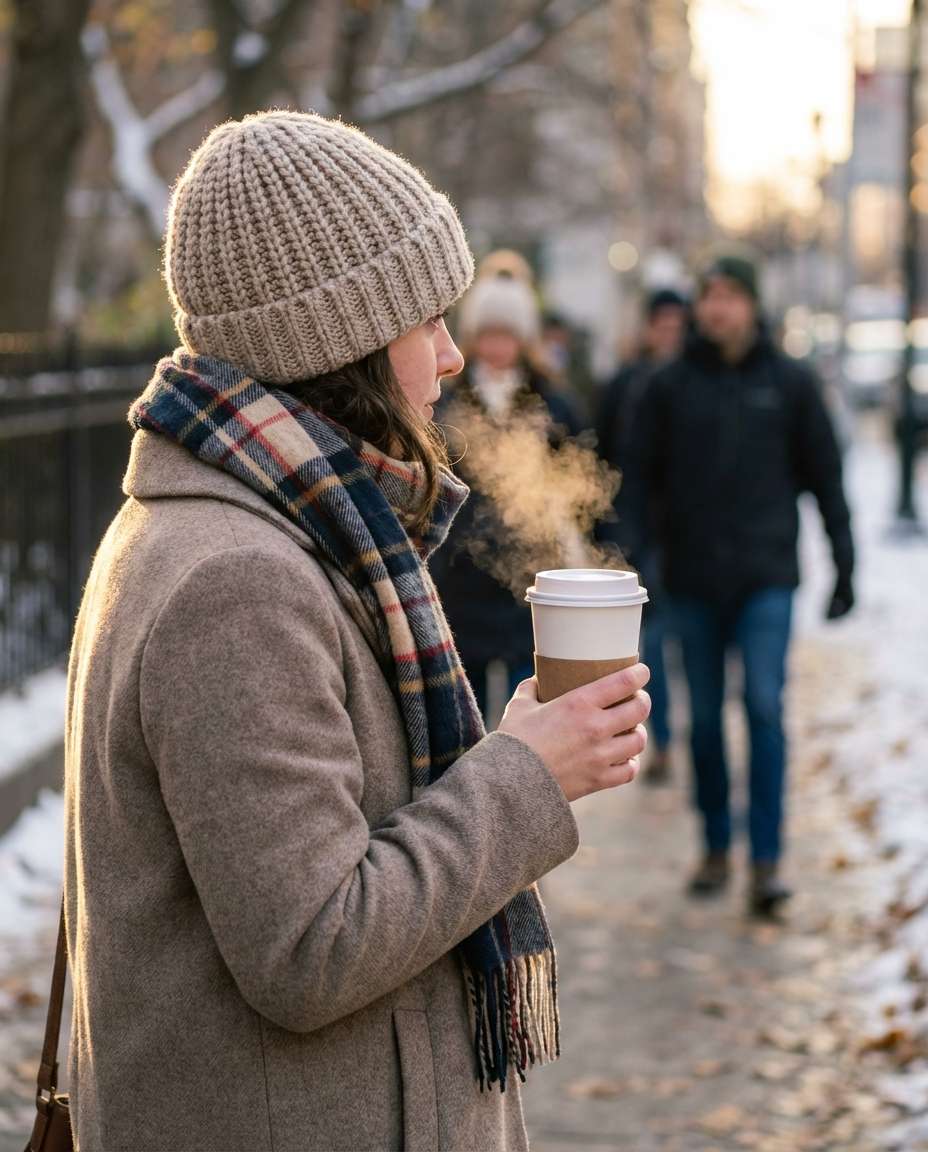 morning coffee steam photo