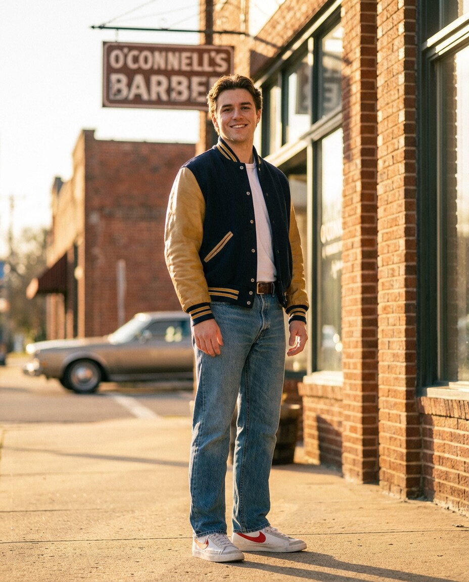 varsity jacket classic photo