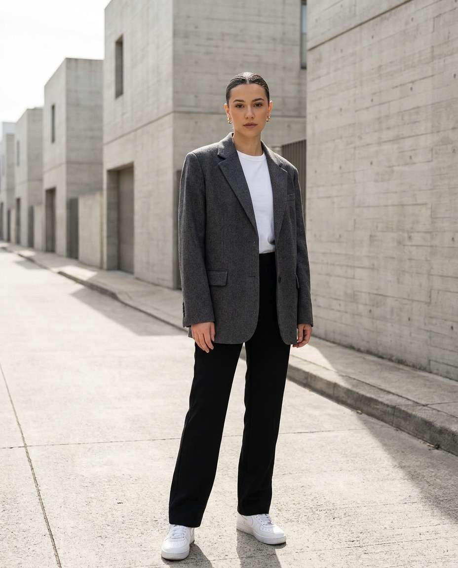 clean minimal street photo