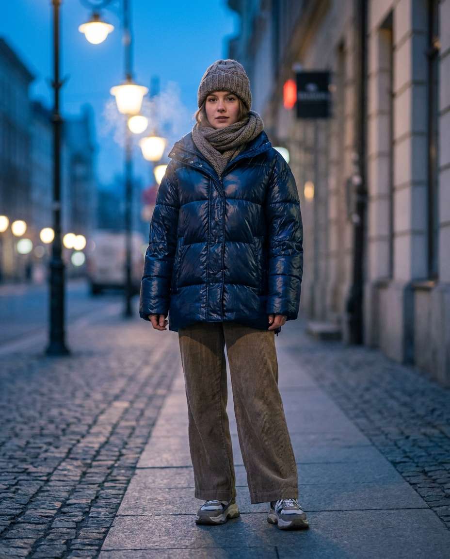 puffer jacket winter photo