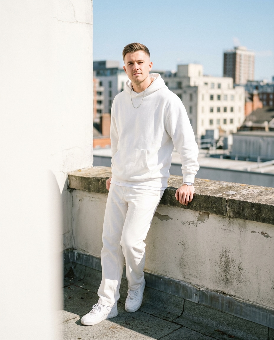 allwhite street fit photo