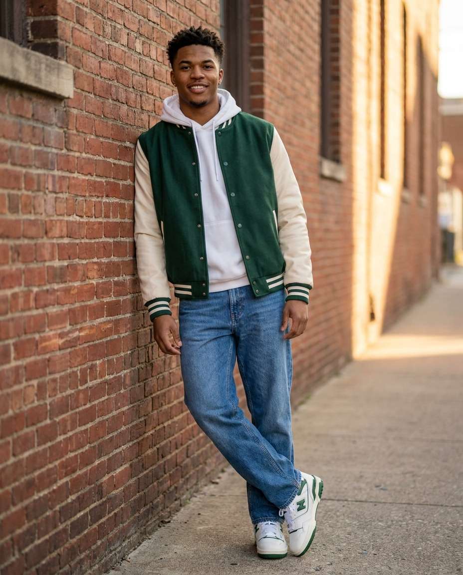varsity layered look photo