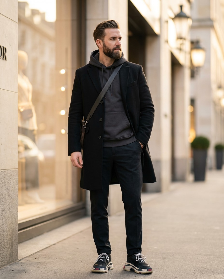 luxury street tailored photo