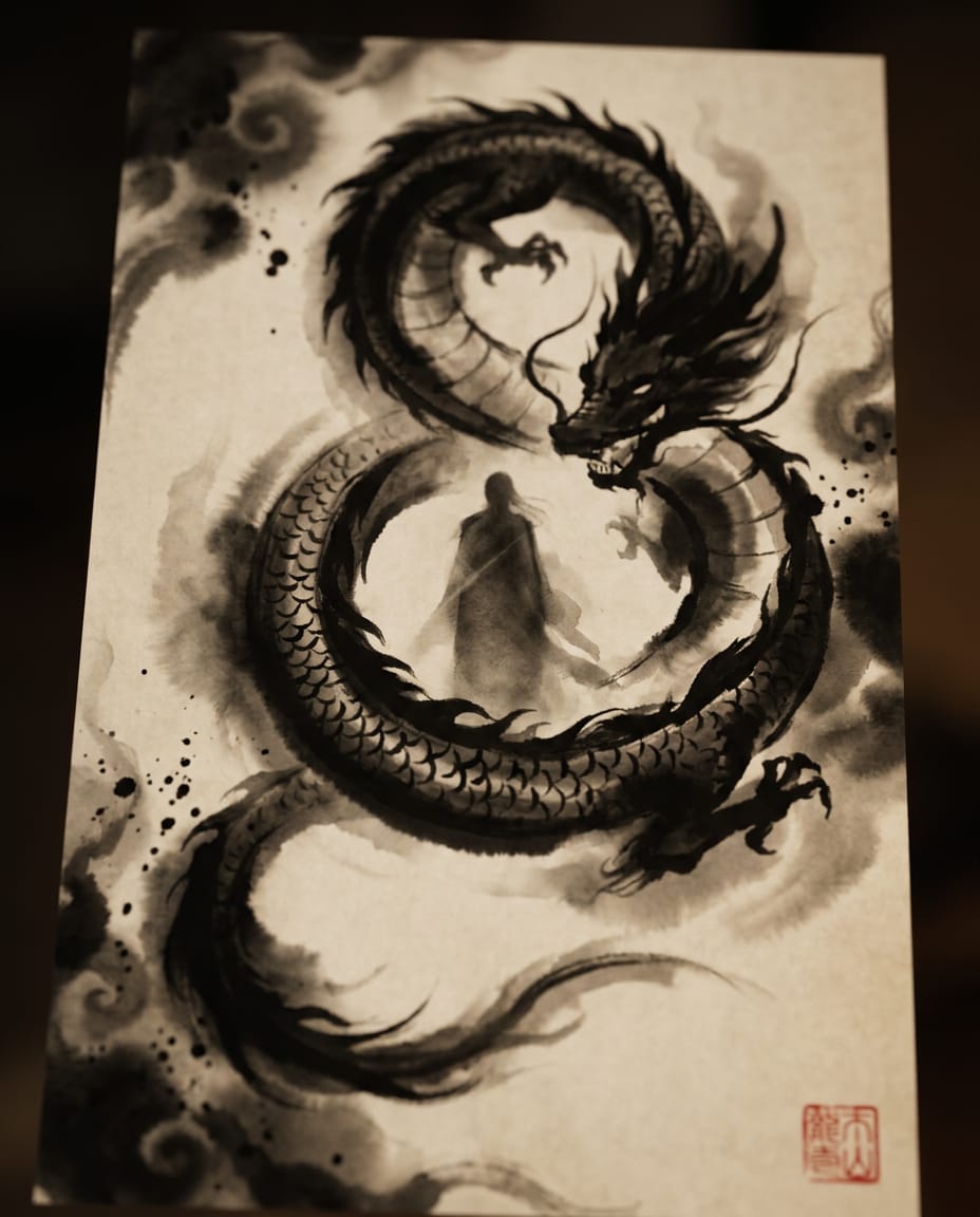 dragon spiral photo