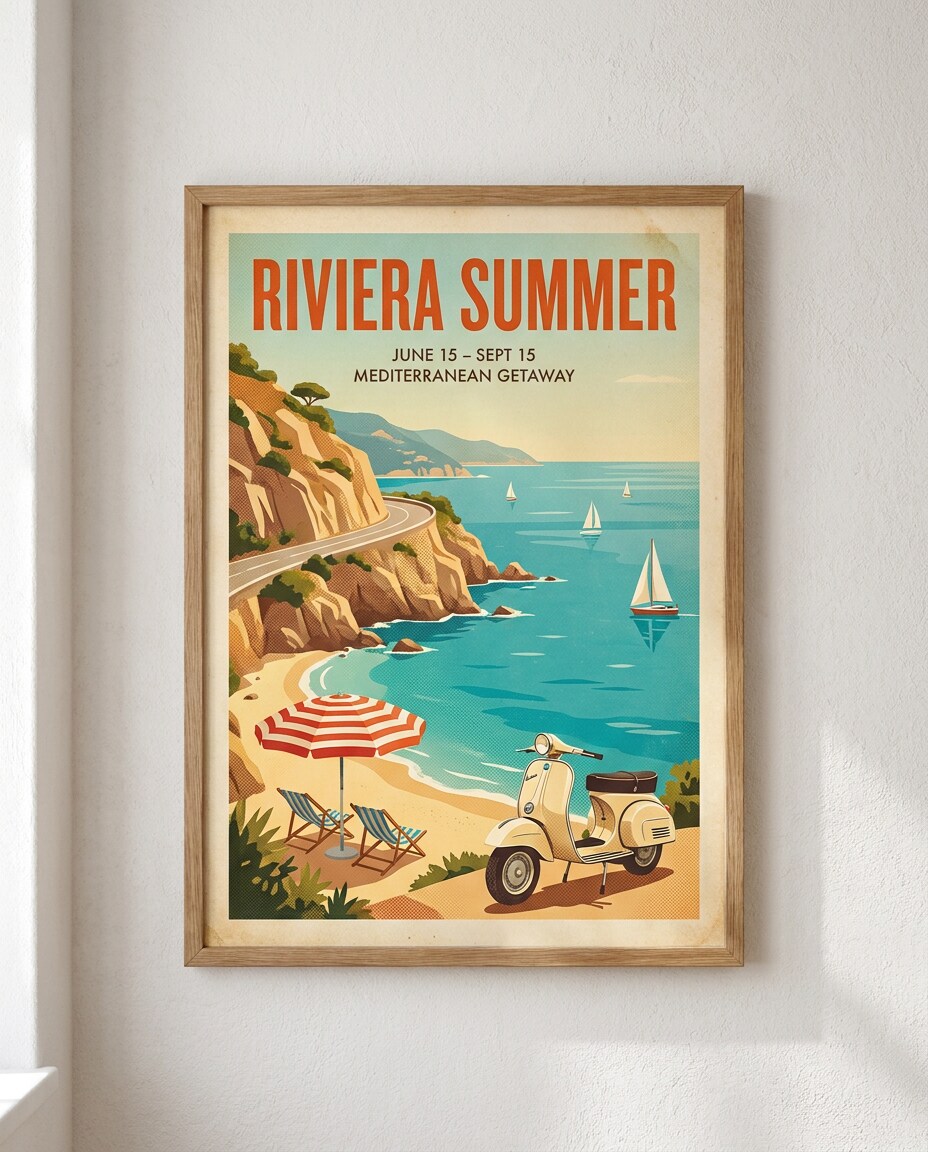 retro riviera getaway photo