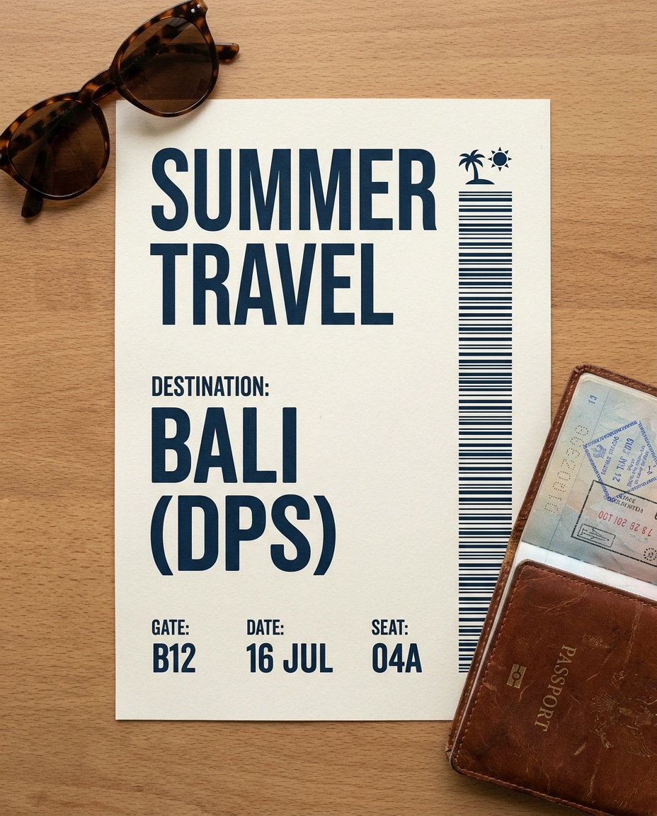 airline boarding pass photo