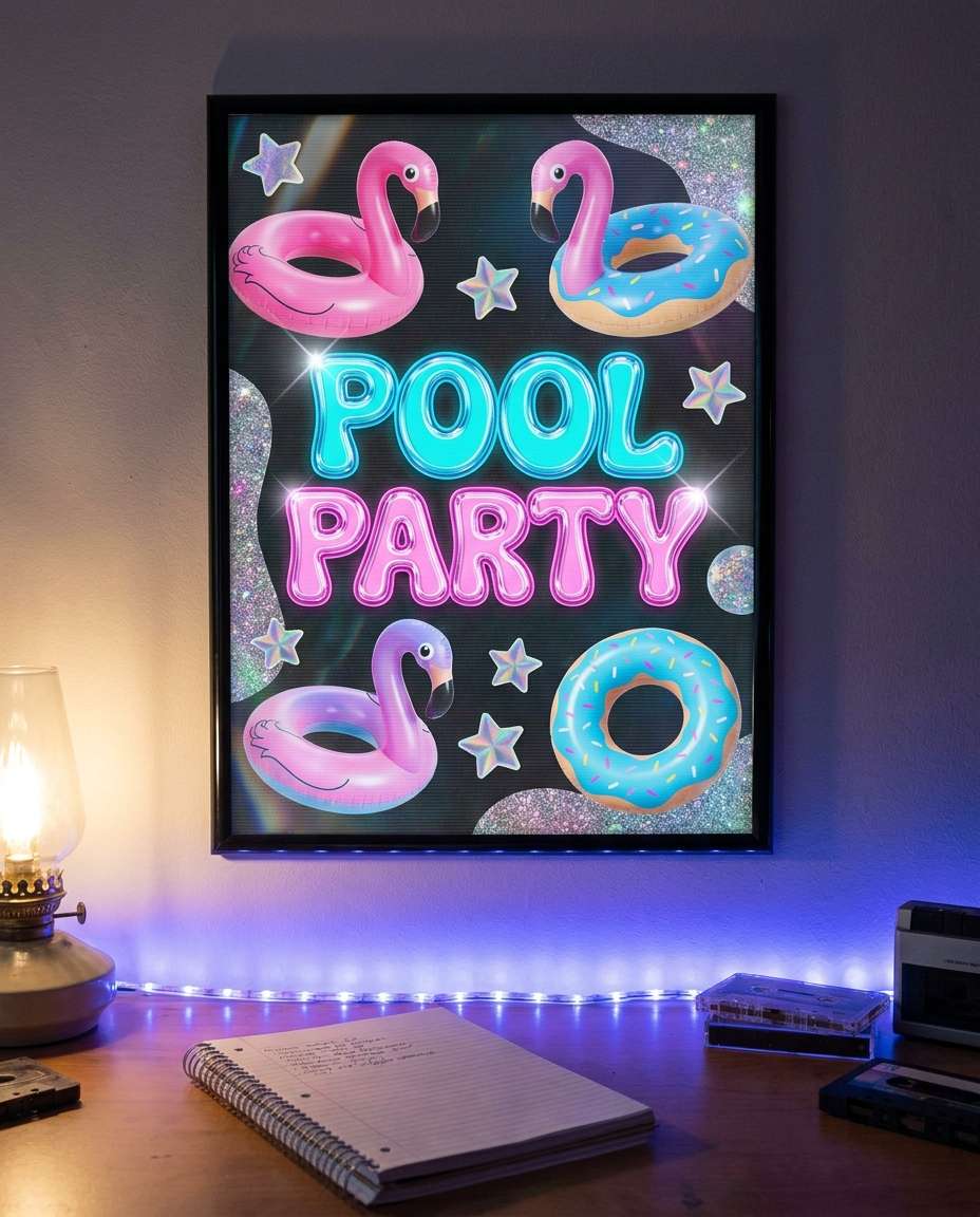 y2k pool party photo