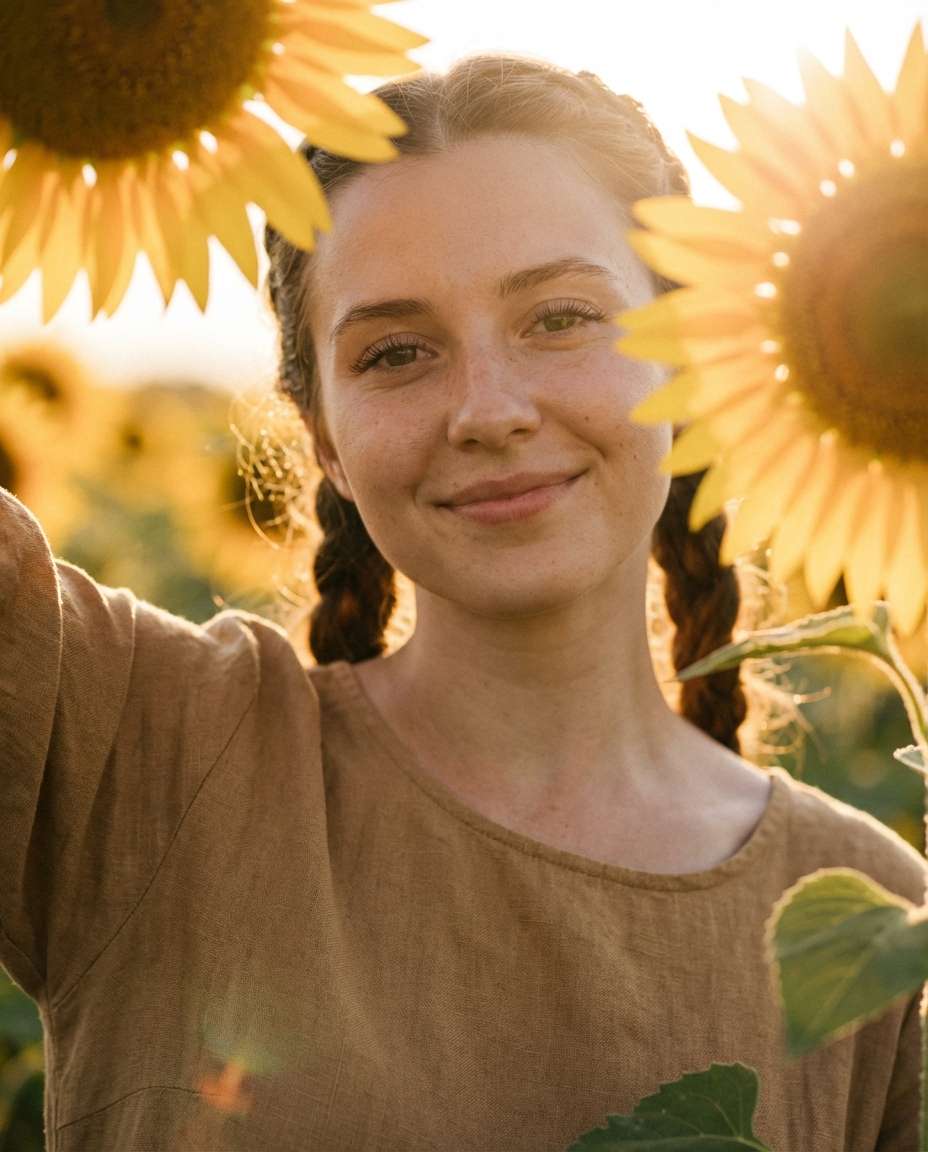 golden hour closeup photo