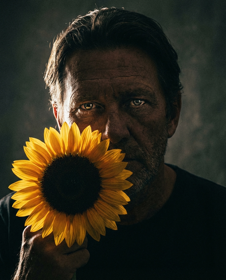 dramatic lowkey bloom photo