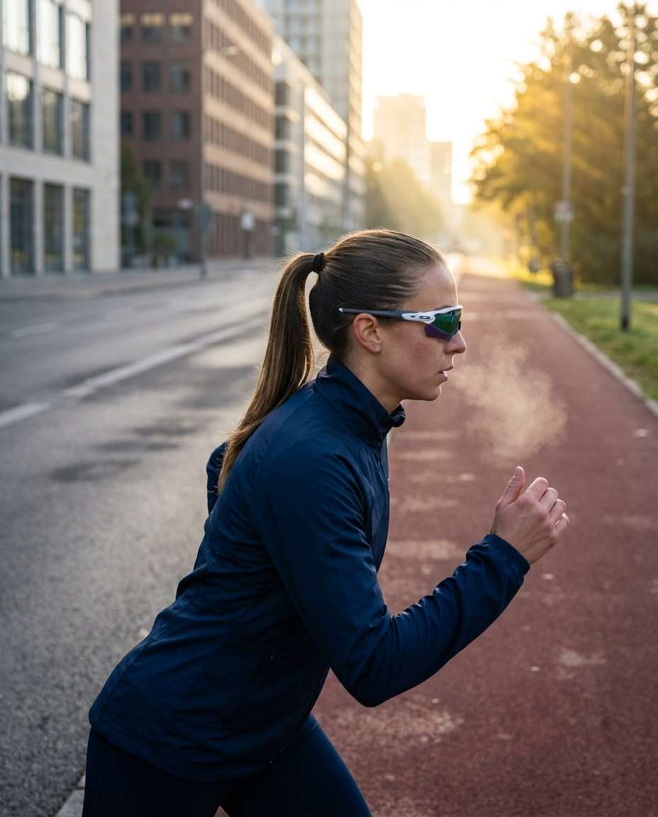 athleisure runner look photo