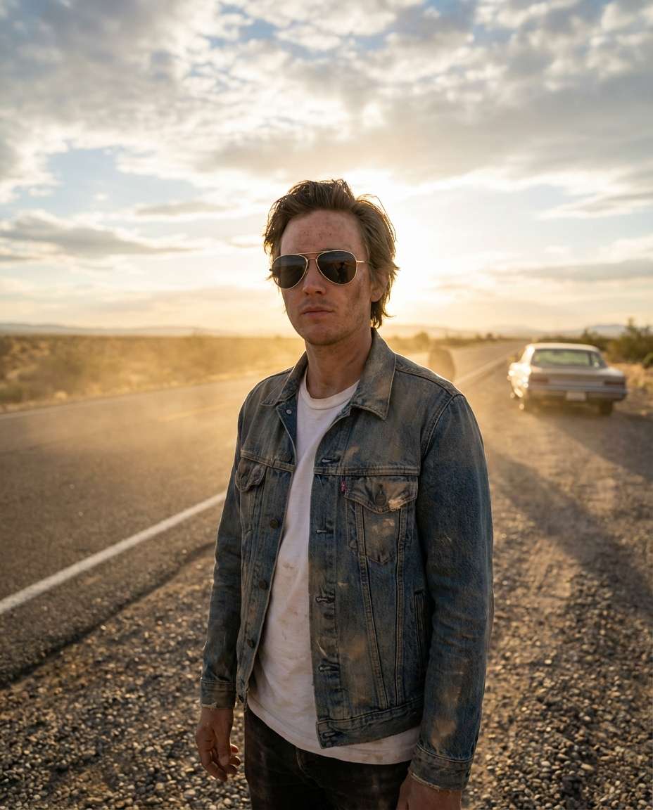 desert road trip photo