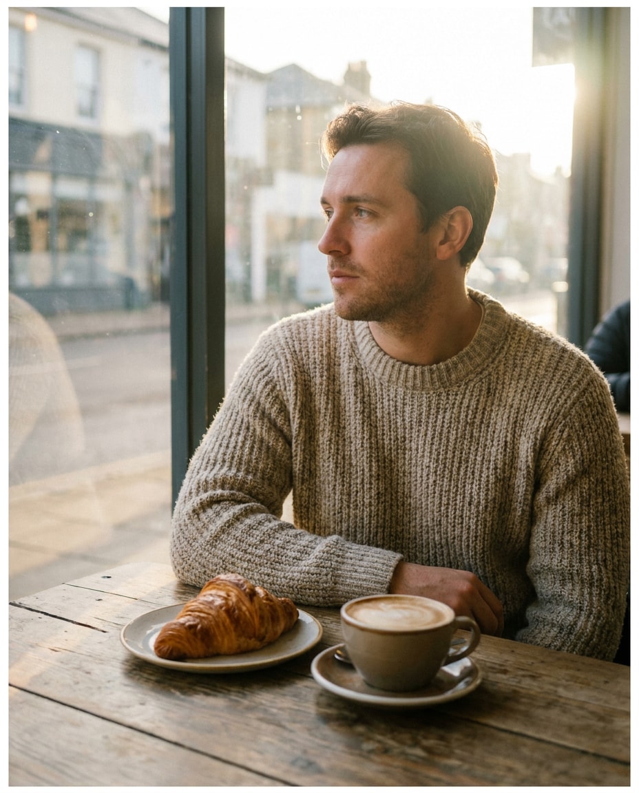 cafe window dawn photo